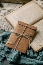 Make Old Retro English Envelope Love Letter Fire Paint Envelope ins Online Food Shooting Props Decorative Background Writing Paper