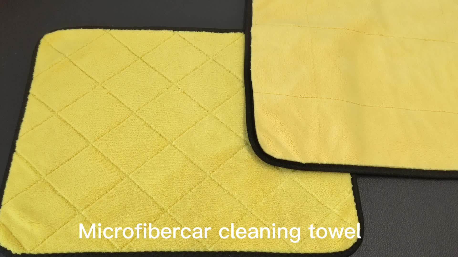 Premium 1200 Gsm Microfiber Car Wash Towel 30*30cm Car Detailing