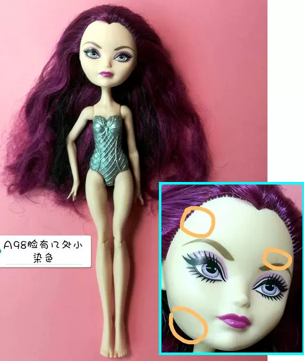 Набор кукол в стиле Monster/Ever After High, без одежды, разные цвета, 9×4,61×2,2 см
