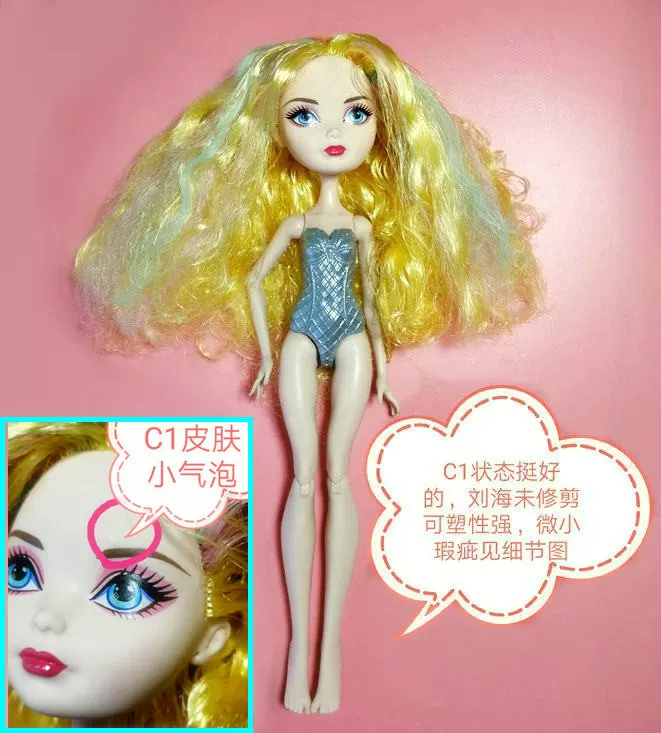 Набор кукол в стиле Monster/Ever After High, без одежды, разные цвета, 9×4,61×2,2 см