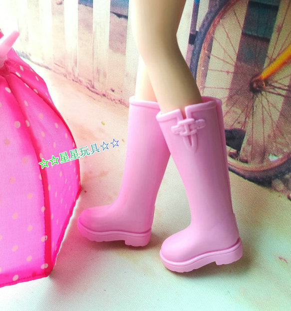 Phụ kiện quần áo búp bê chính hãng blythe vải nhỏ Lijia Jane Barbie búp bê có thể mặc áo mưa đi mưa che ô đồ chơi con gái