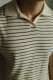 YUXIAN American retro polo striped shirt POLO men's knitted short-sleeved T-shirt casual business lapel ພາກຮຽນ spring ແລະ summer