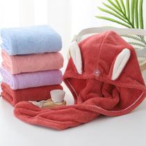 Dry hair cap women's super absorbent quick-drying artifact to wipe hair dry hair towel padded scarf shower cap cute quick-drying cap