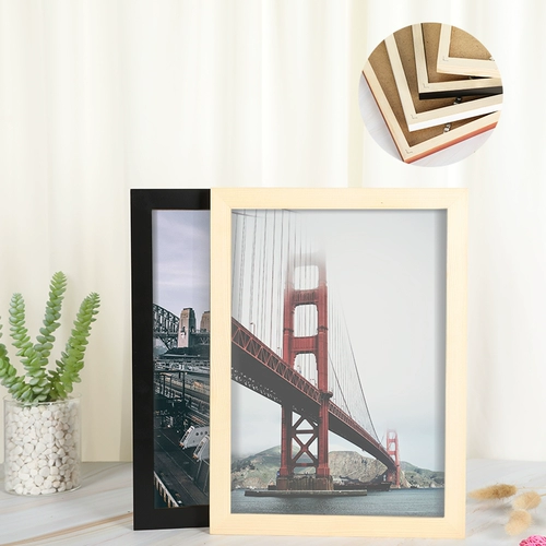 Фоторамка из натурального дерева, настенная деревянная фотография, 6 дюймовая, 12 дюймов