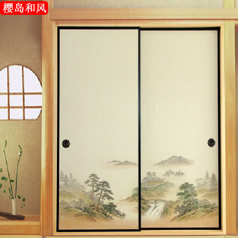Usd 91 45 Sliding Wardrobe Door Japanese Style And Room Fussma