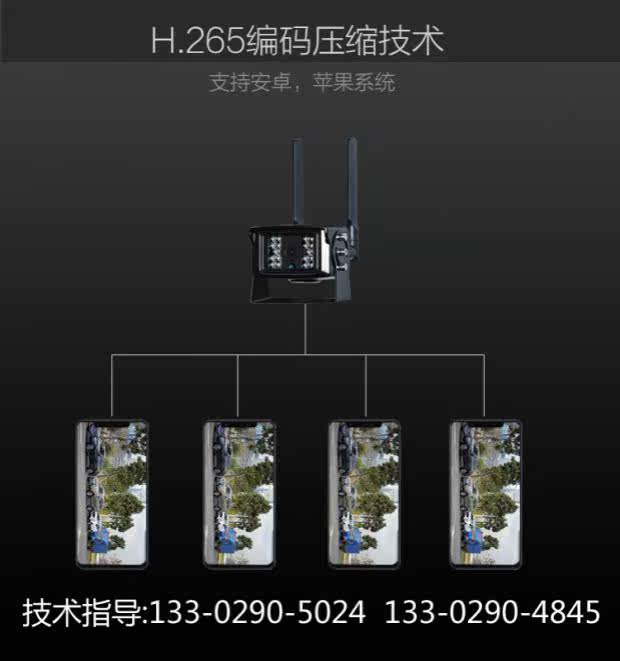 IP-камера 泰和联200万120度行车记录仪4g远程大货车监控摄像头远机远程查看
