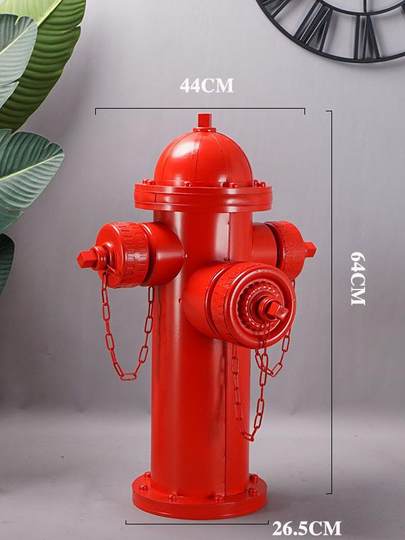 金属工艺品创意家居装饰品工业风铁艺复古消防栓模型摆件摄影道具