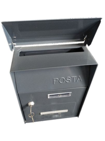 Retro European style outdoor wall-mounted mailbox with lock iron metal handmade mailbox outdoor opinion box psychological mailbox