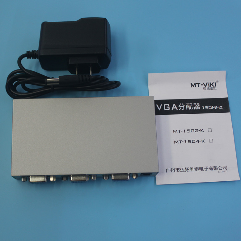 VGA allocator vga one - two HD monitor video splitter one - in two out divider