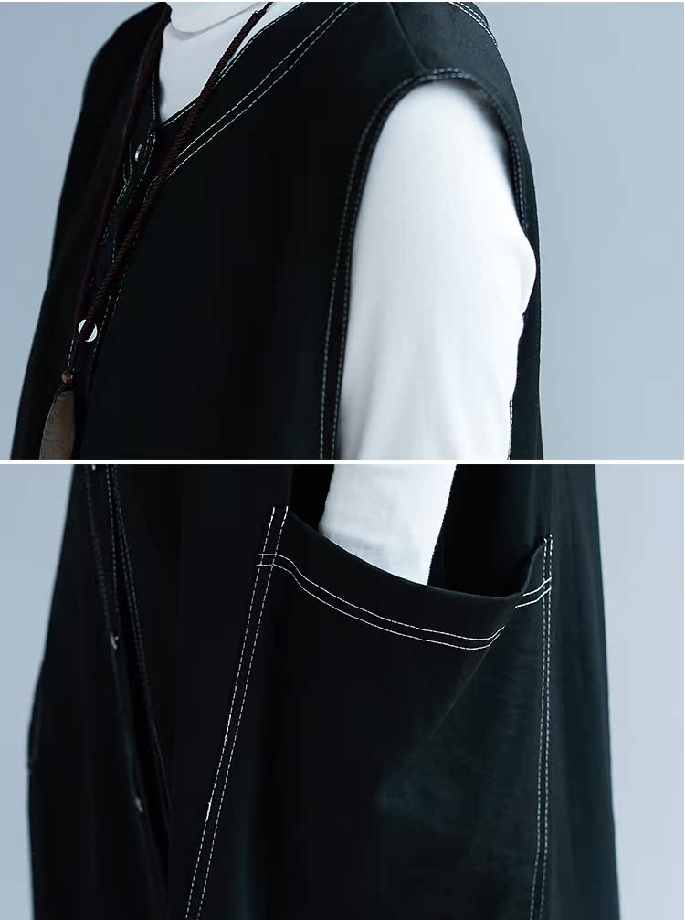 Gilet femme en Coton et lin - Ref 3317825 Image 21