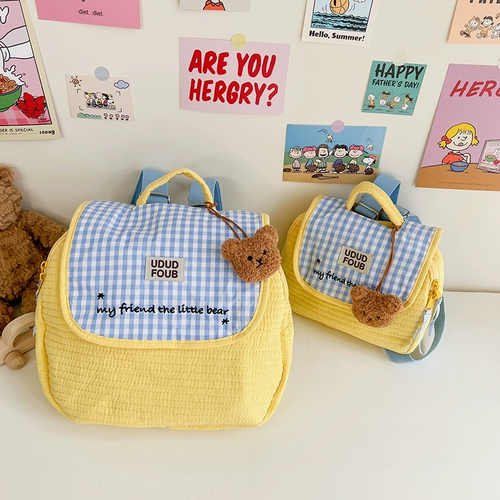 Мультяшный милый школьный рюкзак для раннего возраста для мальчиков, детская небольшая сумка, семейный стиль