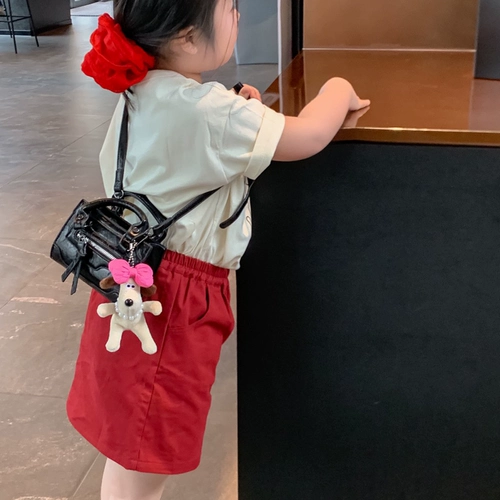 Милая детская сумка, модная небольшая сумка для принцессы, сумка через плечо, популярно в интернете