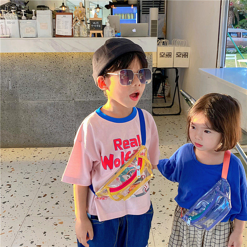 Transparent Jelly Girl Bag 2022 new summer mini - bag bag for children with inclined bag bag bag