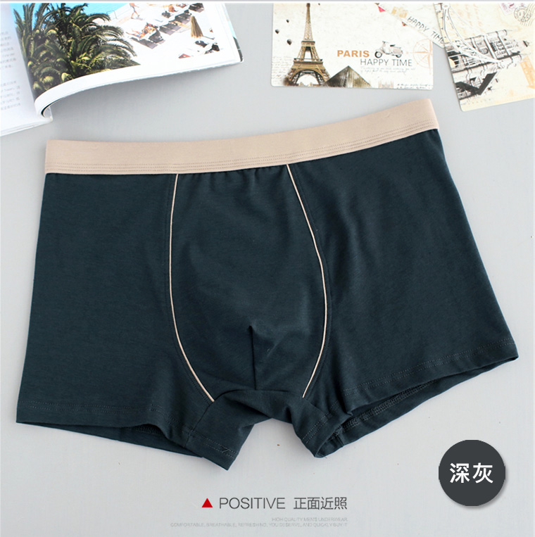 Của nam giới fat boxer briefs phương thức cộng với phân bón tăng thêm kích thước lớn eo chất béo quần short người đàn ông cotton bốn-d ...