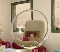 Indoor and outdoor transparent bubble chair) plexiglass ball chair acrylic creative hanging chair) swing chair transparent hemisphere
