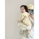 Детский демисезонный комплект для раннего возраста, весеннее боди для выхода на улицу, в западном стиле