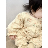 Детский демисезонный комплект для раннего возраста, весеннее боди для выхода на улицу, в западном стиле