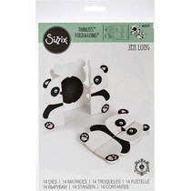 Sizzix sheet 663574 panda folding long