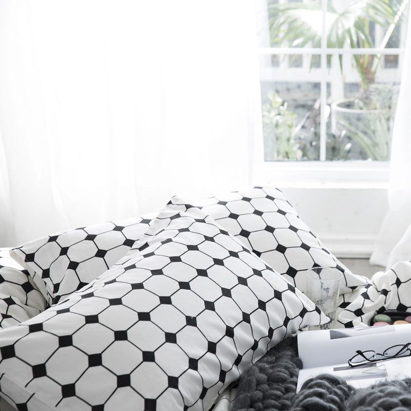 Một cặp gắn đơn giản 100% cotton sinh viên tươi nhỏ gối tay 48 74cm bông gối đơn - Gối trường hợp gối vỏ đỗ