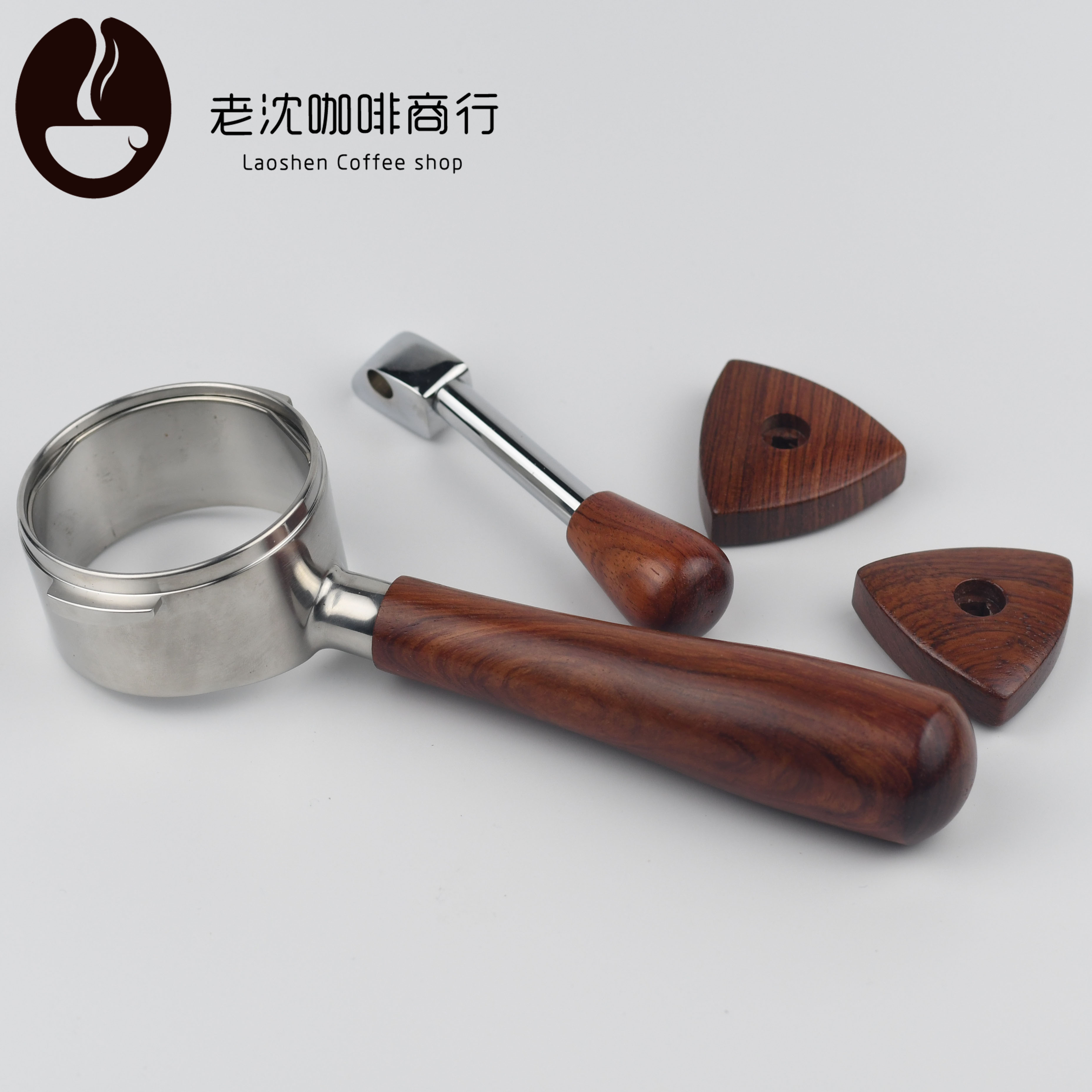 Whirlpool WPM bottomless handle solid wood retrofit kit coffee machine KD-310 320330 solid wood handle