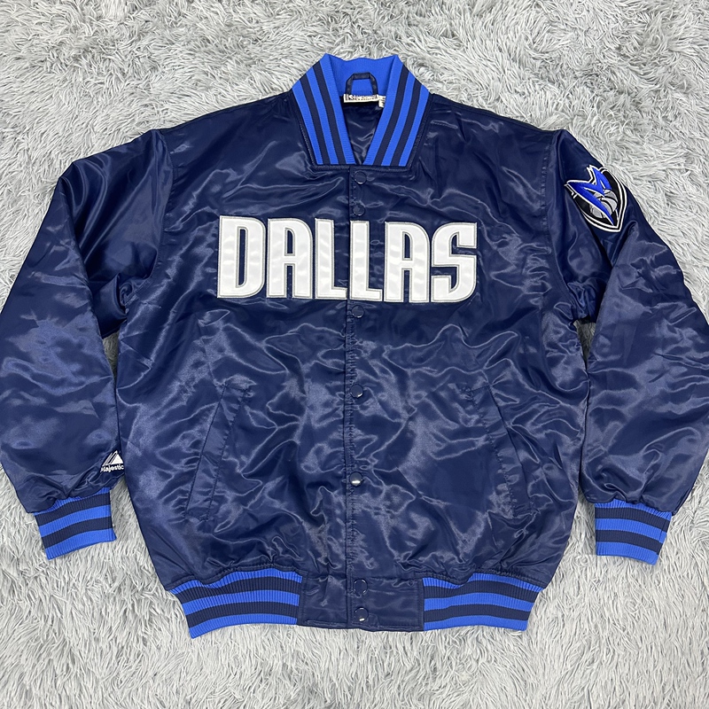 American Retro Style Basketball Jacket Mavericks Dallas Letter Embroidered Baseball Uniform Men's Cotton Jacket Autumn American Retro Style Basketball Jacket Mavericks Dallas Letter Embroidered Baseball Uniform Men's Cotton Jacket Autumn