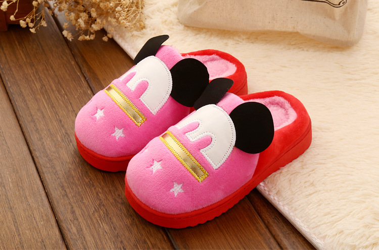 Chaussons enfants en suède pour hiver - semelle caoutchouc - Ref 1005084 Image 8