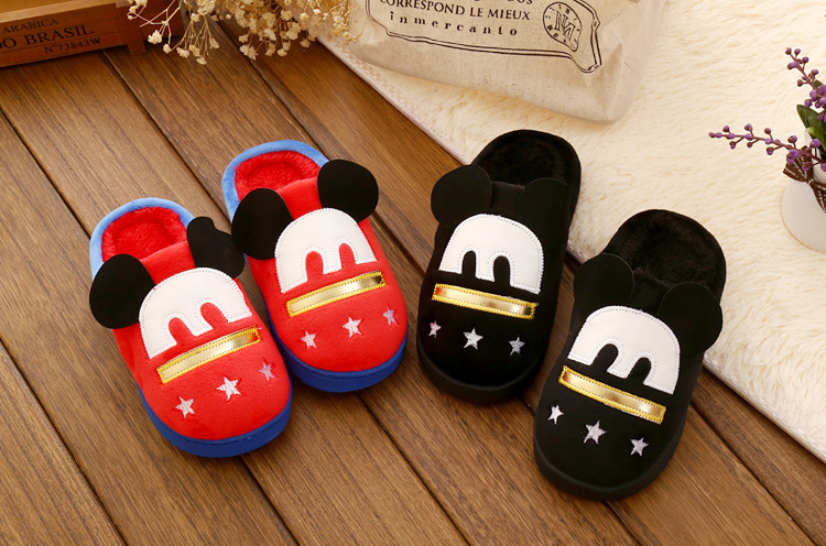 Chaussons enfants en suède pour hiver - semelle caoutchouc - Ref 1005084 Image 6