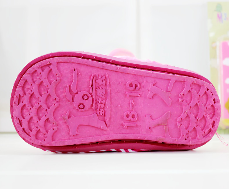 Chaussons enfants en suède pour hiver - semelle caoutchouc - Ref 1005083 Image 24