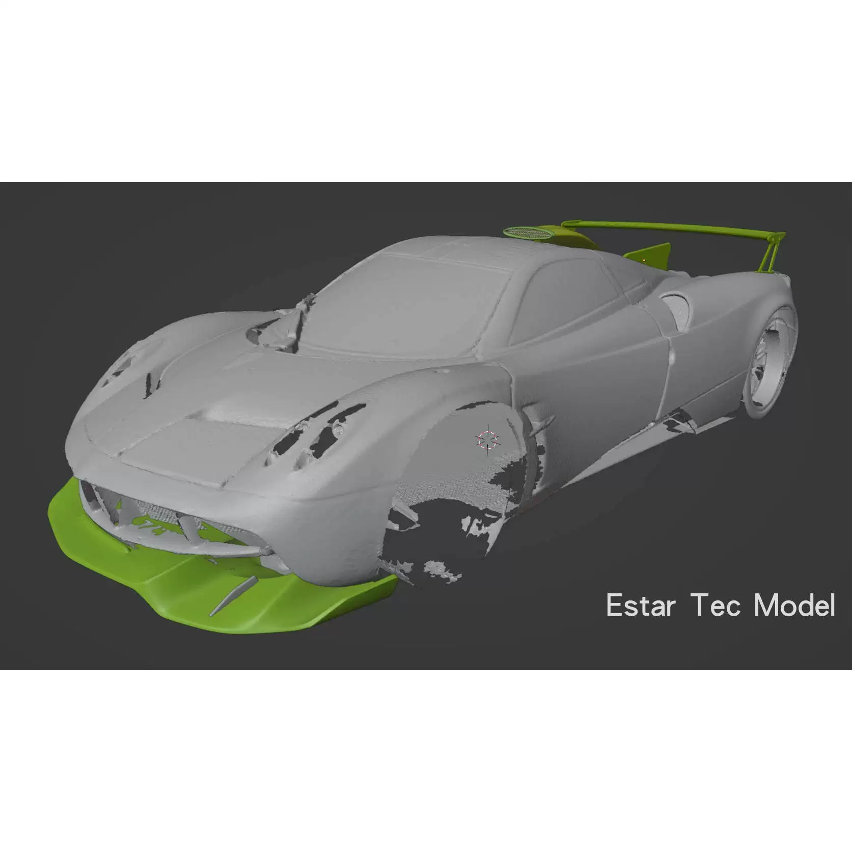 Pagani Huaya 1 18 car model modification kit