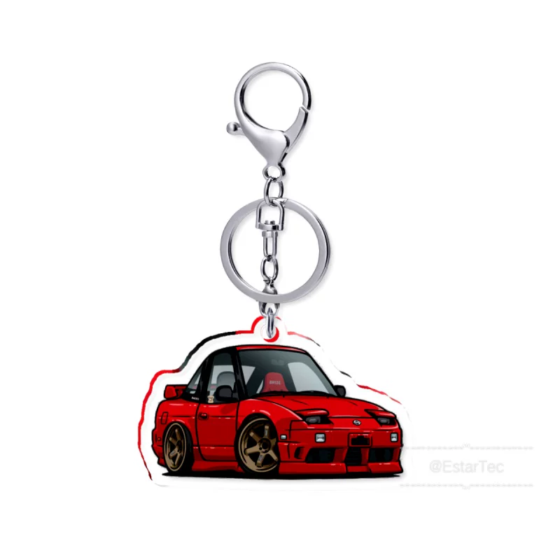 [JDM Акриловая Брелок] Nissan 240sx модифицированный 2