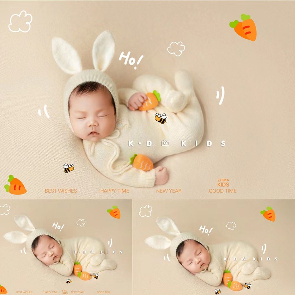 出租宝宝满月拍照服装道具新生儿摄影服装兔子读书郎造型帽子玩偶| 拍满月照必入造型神器，可爱到爆！_其它_淘宝服装网, image size:1000x1000