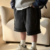 Детские штаны для мальчиков, цветные летние шорты для отдыха, в западном стиле