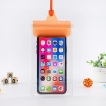 Mobile phone waterproof bag cartoon touch screen diving cover hanging neck swimming rafting and dust rain bag takeaway rider protective shell