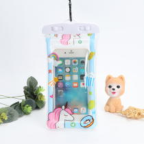 Mobile phone waterproof bag with touch screen photo-air bag diving cover transparent swimming rope drifted for a rainy day and sell riders on a rainy day