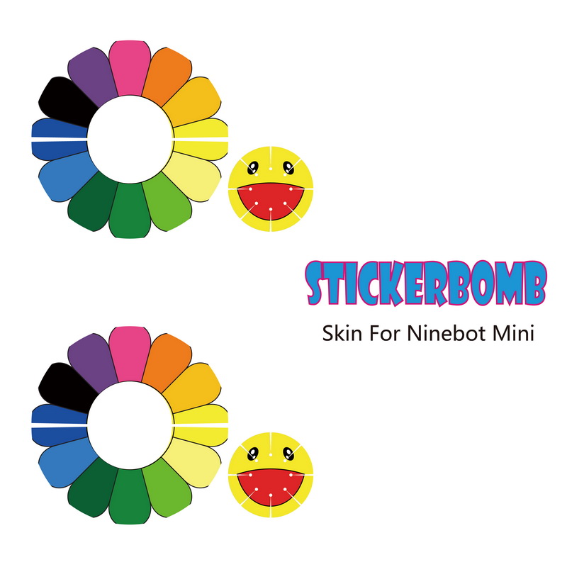 xe thăng bằng pigeon Millet số 9 Electric Balance Car Sticker Captain America Xiaomi Cân bằng xe Sticker Lá bánh xe trang trí Sticker - Smart Scooter 	xe thăng bằng bánh hơi