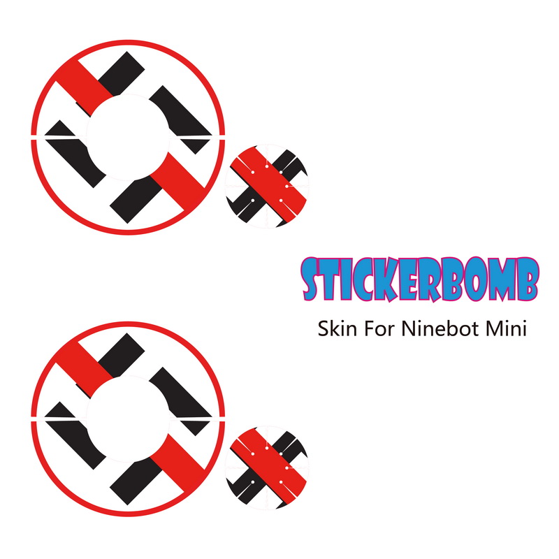 xe thăng bằng pigeon Millet số 9 Electric Balance Car Sticker Captain America Xiaomi Cân bằng xe Sticker Lá bánh xe trang trí Sticker - Smart Scooter 	xe thăng bằng bánh hơi