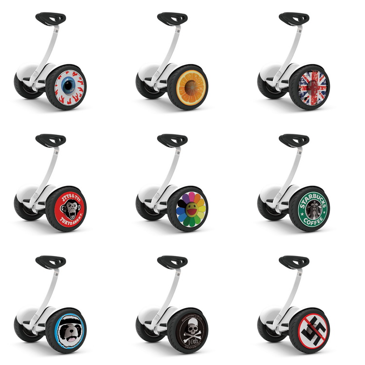 xe thăng bằng pigeon Millet số 9 Electric Balance Car Sticker Captain America Xiaomi Cân bằng xe Sticker Lá bánh xe trang trí Sticker - Smart Scooter 	xe thăng bằng bánh hơi