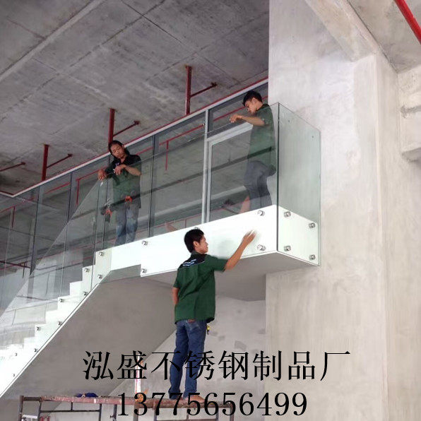 304 stainless steel glass clip glass nail fixing clip stair fitting no frame glass clamping nail