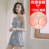 Áo tắm xuân nóng bỏng cho nữ mùa đông 2018 mới siêu tiên gợi cảm mỏng bảo thủ ngực nhỏ thu thập Xiêm lưới đỏ bơi màu áo tắm liền thân đẹp Bộ đồ bơi One Piece