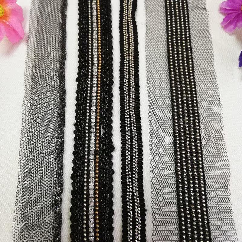Clothing and clothing accessories cloth lace bead chain can be ordered to factory direct sales of large quantities of spot