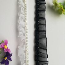 Clothing accessories lace webbing belt Eugensha bead bead bead chain discount mesh cloth can be customized factory direct sales