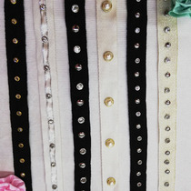 Clothing accessories webbing rivets claw beads nail beads claw drilling and drill can be customized factory direct sales a large number of spot