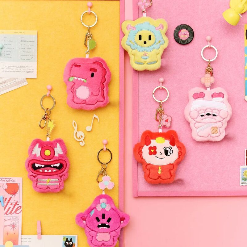 Romanova Collection! Buddy Series Happy Tooth Monster Plush Pendant Doll Keychain