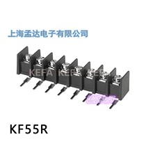 Kefa electronic factory direct fence type terminal block KF55R pitch 10MM brass tin plated