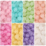 Акриловый прозрачный матовый ластик, украшение-шарик ручной работы, бусины, браслет из бисера, ожерелье, 115 шт, «сделай сам»