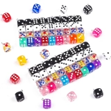 Игральные кости ручной работы, подвеска, ожерелье и серьги, брелок, аксессуар для волос с аксессуарами, «сделай сам»