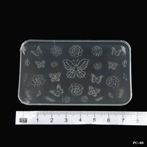 Глина, прозрачная трехмерная форма для маникюра