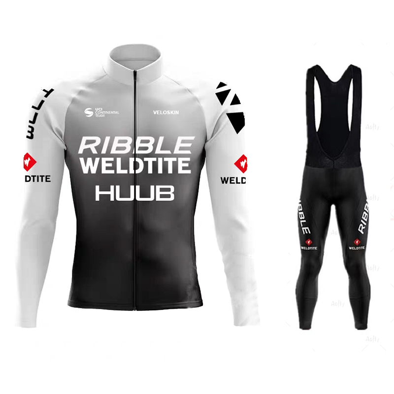 Huub Veloskin Spring and Autumn Men's and Women's Cycling Jersey Long-Sleeved Suit Road Cycling Outdoor Sports Clothing Top