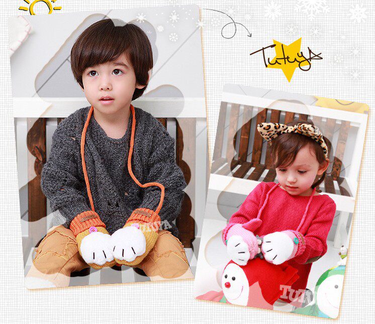 Gants pour enfants TUTUYA en velours - Ref 2145478 Image 46