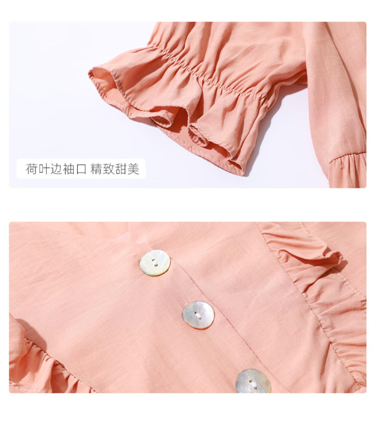 Mùa hè 2019 bà bầu mới mặc đầm voan gỗ cổ tích thời trang váy bà bầu mỏng mùa hè - Áo thai sản shop đồ bầu